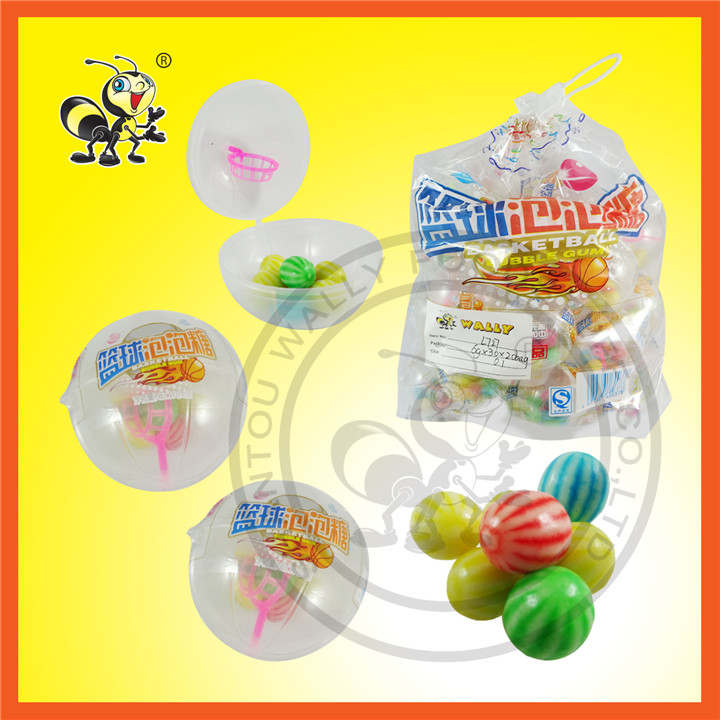 Basketball Shape Bubble Gum Toy Candy