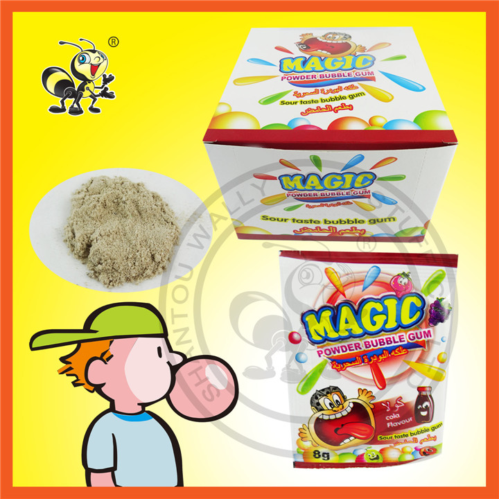 Magic Sour Taste Powder Bubble Gum