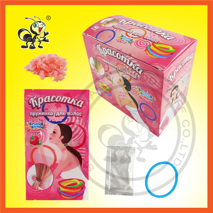 Rubber Bands With Popping Candy Surprise Candy