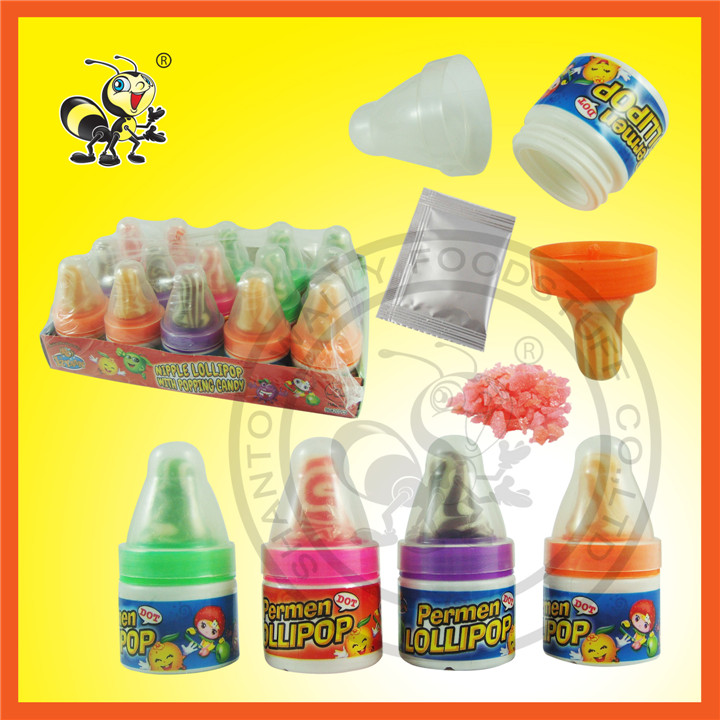 Popping Candy With Pacifier Candy  Permen Lollipop