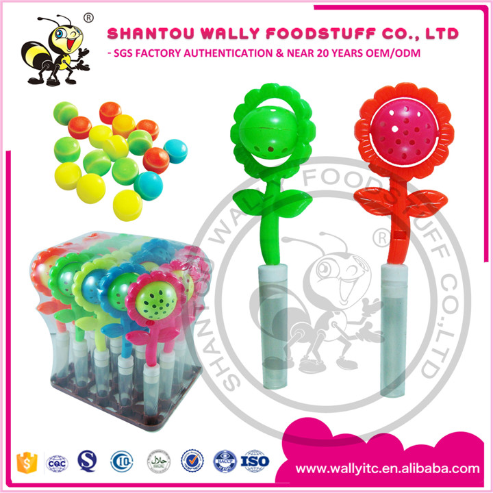 Multicolor Sunflower With Whistle Toy Candy