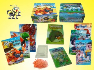 Popping Candy With big 3D flash card