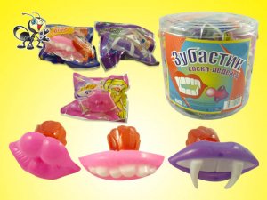 teeth lollipop candy / Halloween hard candy